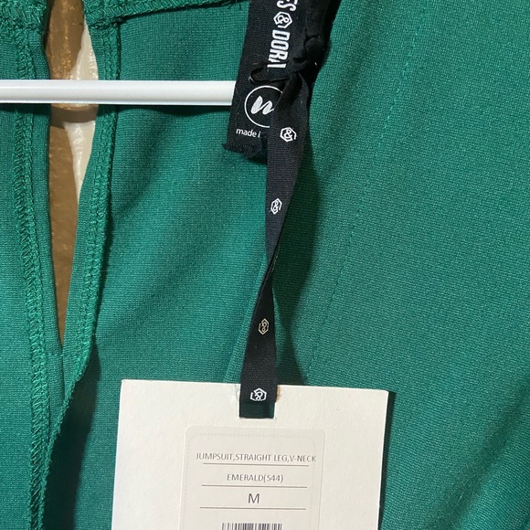 Agnes and Dora emerald jumpsuit size medium - Picture 3 of 5